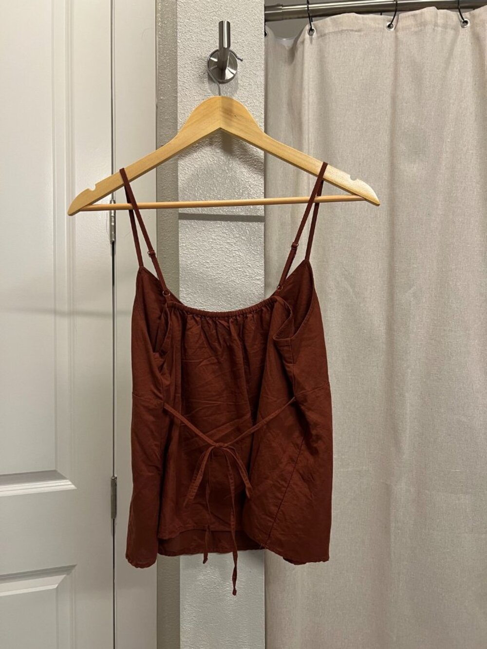 Uniqlo Rust Tie Back Camisole
